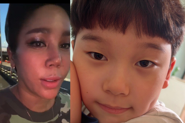 강원래♥김송, 손석구 닮은 9살 아들 공개 "배우 가즈아"[★SNS]