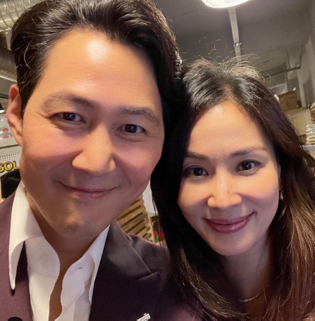 고소영X이정재, 원조 청춘스타의 만남.."존경하고 아끼는 친구"