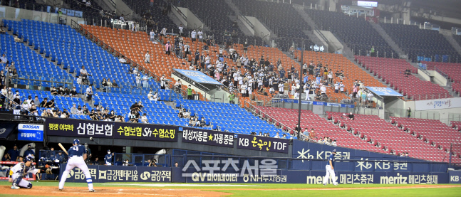 [포토] 폭우 후유증에 야구장도 썰렁