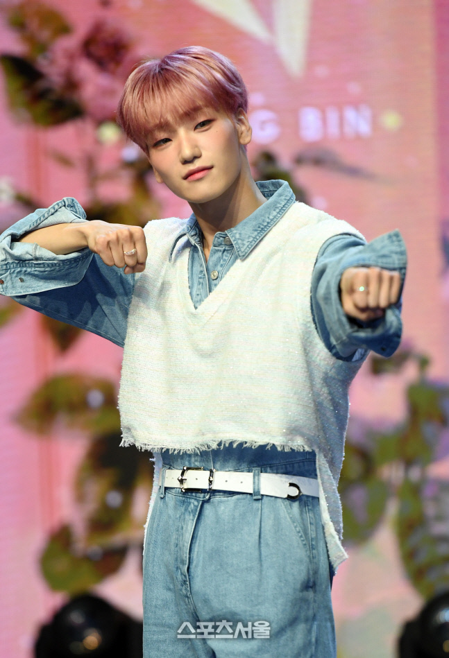 [포토]'엔진'으로 컴백하는 루미너스의 영빈