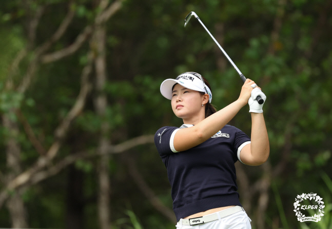 [포토]하이원리조트 여자오픈 3연패에 도전하는 임희정