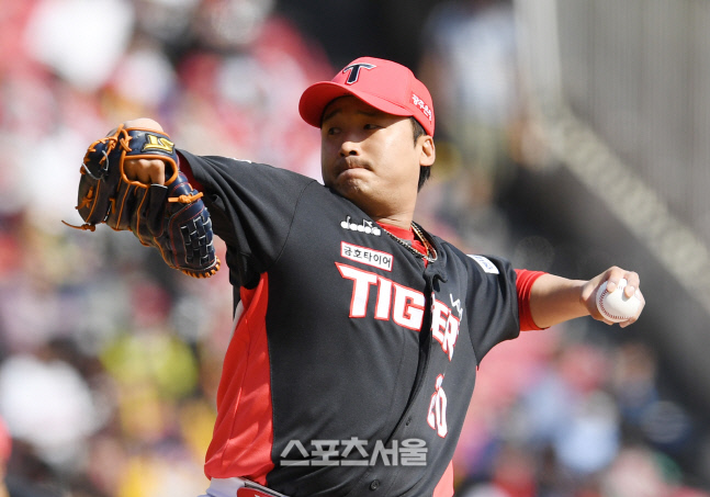 499일 만 세이브 따낸 KIA 이준영 "동료들 체력부담 덜고 싶다"[SS 스타]