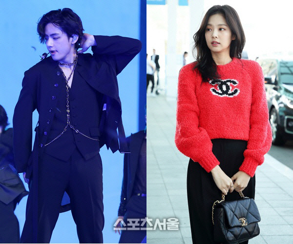 뷔♥제니 또  열애설,대기실사진 이어 美행..YG "빼곡한 일정 소화"