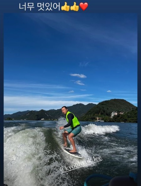 손담비, '♥이규혁' 이런 모습에 반했구나..."너무 멋있어" 남편 자랑 끝없네