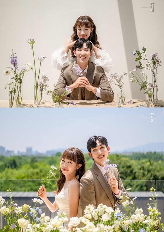 오나미, 오늘(4일) ♥박민과 결혼식 올린다…사회는 박성광