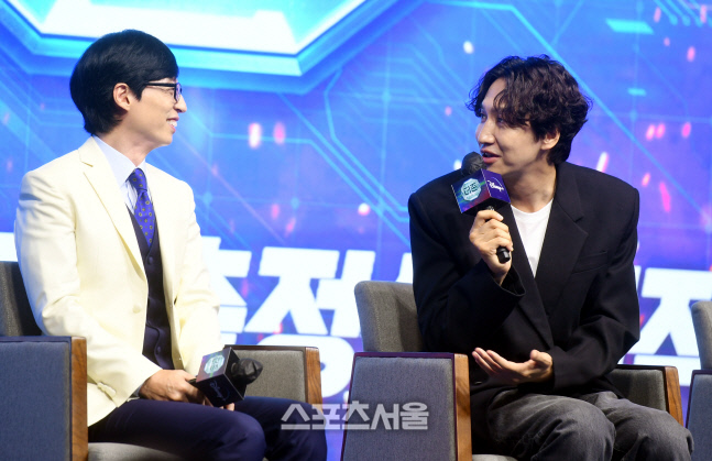 [포토] 유재석-이광수 '티키타카'