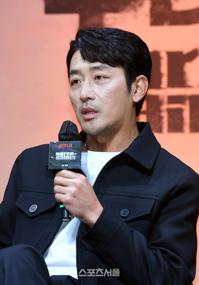 [포토]'수리남'의 하정우, '너무 힘들었어요...'