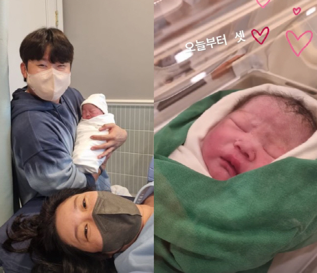 엄마 된 김영희, 딸 얼굴 첫 공개.."♥윤승열 닮아 순한 인상"