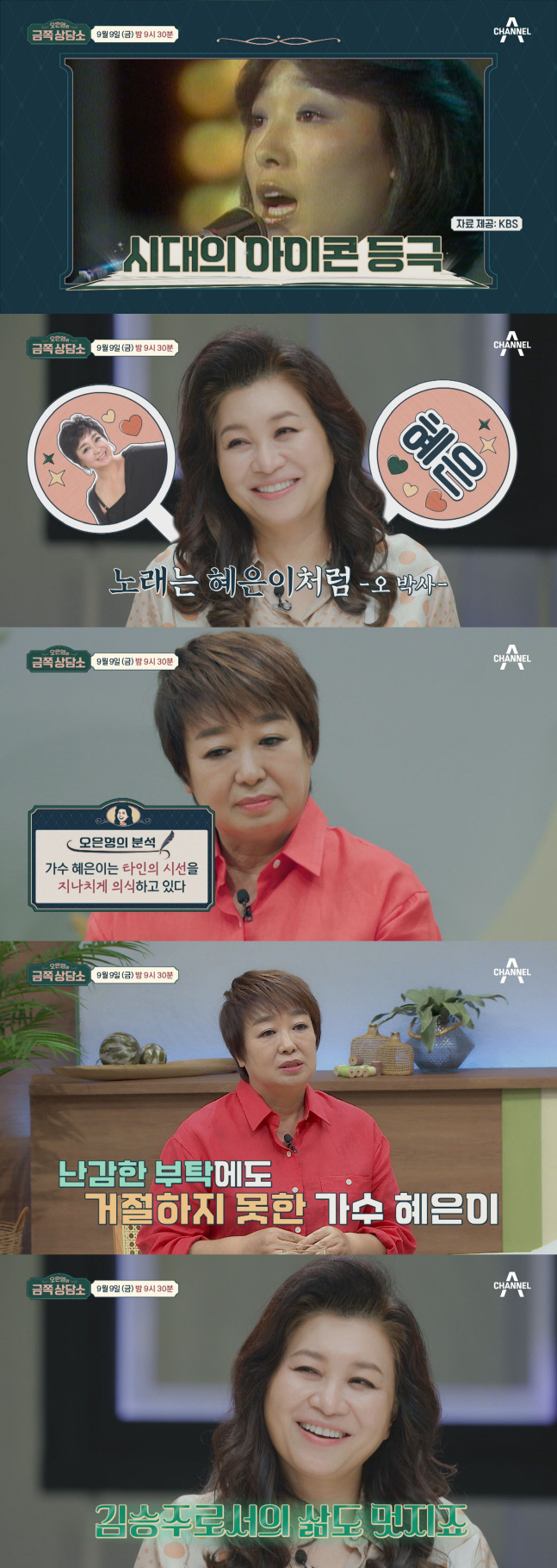 혜은이 "빌려주고 못받은 돈, 포기했다"...이혼도 자책 [금쪽상담소]