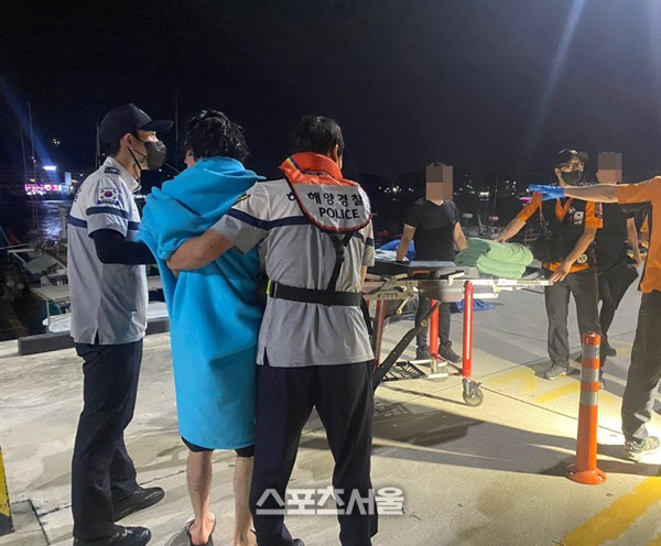 여수해경, 종화동 해상, 30대 익수자  구조