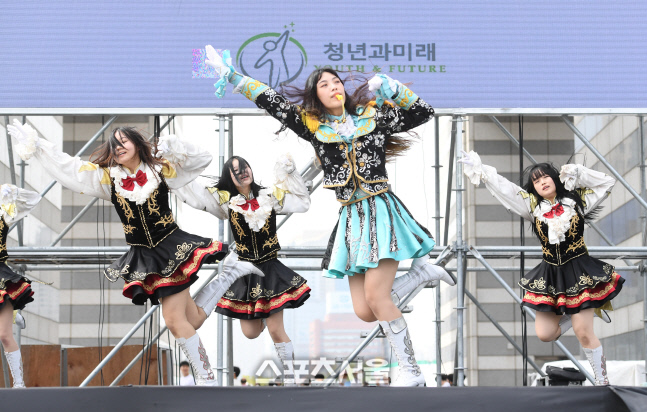 [포토]경기대학교 거북선, 청년의 날 치어리딩 챔피언십 무대