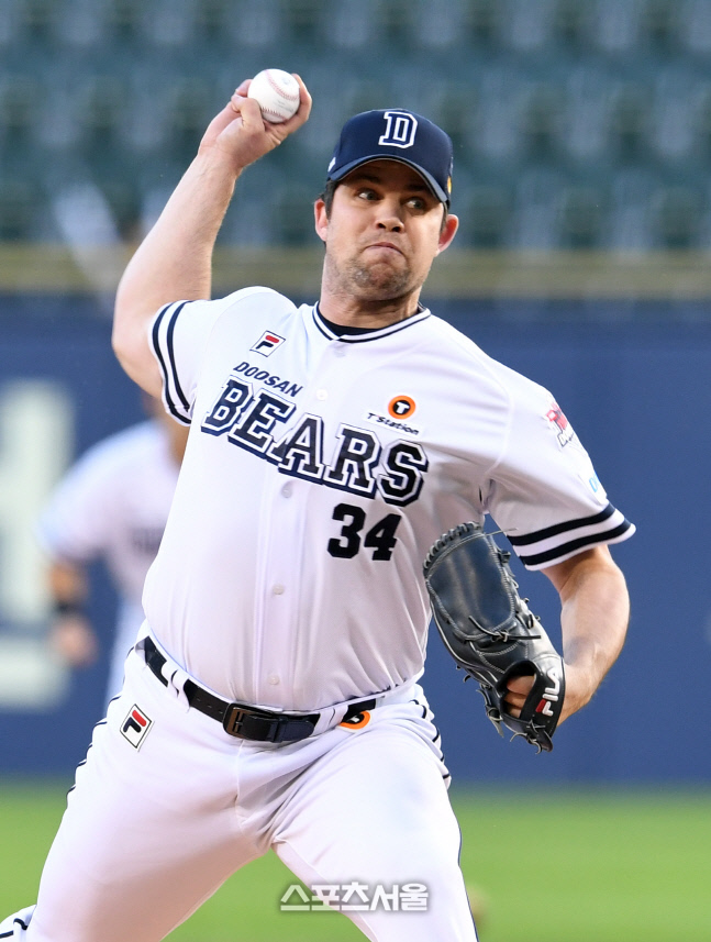 "스탁 자녀 출산" 두산, 24일 SSG전 박신지로 선발 변경 [공식발표]