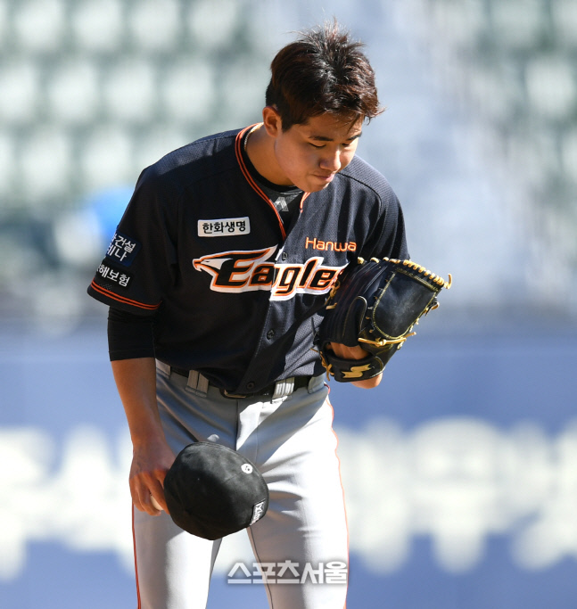 [포토] 김대한 사구에 사과하는 한승주