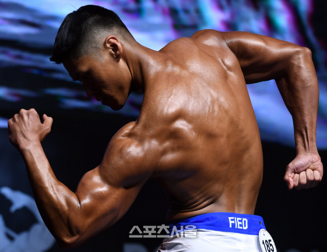 [포토]피지크 김정권, 살아있는 인체 해부도! (제니스 NPCA)