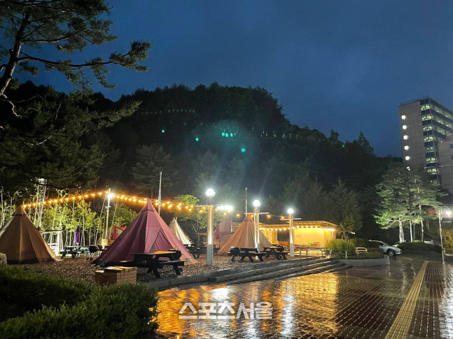 한화리조트 평창&산정호수, 캠핑 감성 바비큐장 오픈