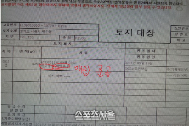 국무총리실, 시흥시 방산동 779-153번지 '의혹투성이'...철저한 조사 감찰 "필요"