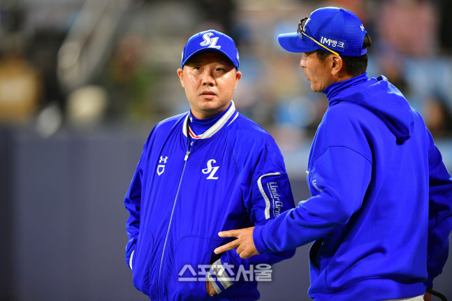 '반색' 박진만 대행 "선배들이 후배들 잘 이끌었다, 이게 라이온즈 방향성" [SS 수원in]