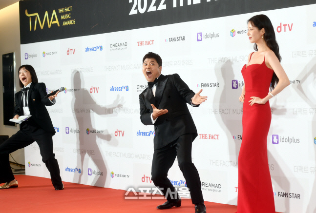 [포토] 전현무-이은영 '서현 미모에 깜놀'