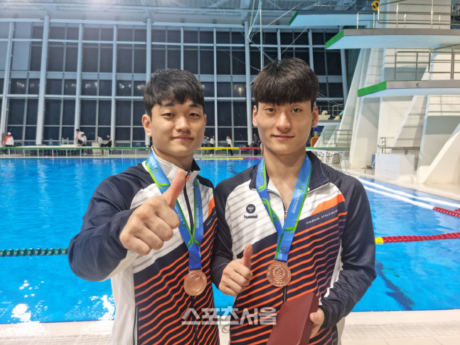 '다이빙 형제' 김영남·김영택 "서로 잘 알아, 함께 뛸 수 있어 좋다"[전국체전]