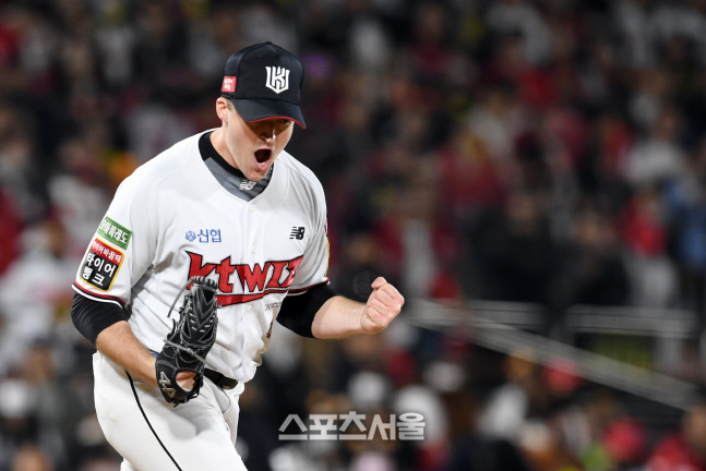 [포토]KT 벤자민, KKK에 포효