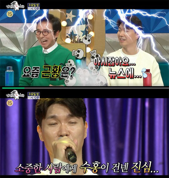 박수홍 "아시잖아요...뉴스에", 父 폭행 다음날 '라디오스타' 녹화 공개