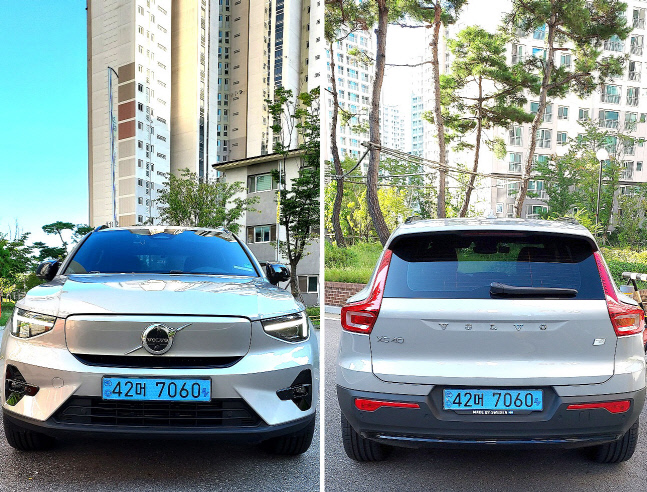 볼보 XC40 리차지. 스포츠서울 이웅희기자 iaspire@