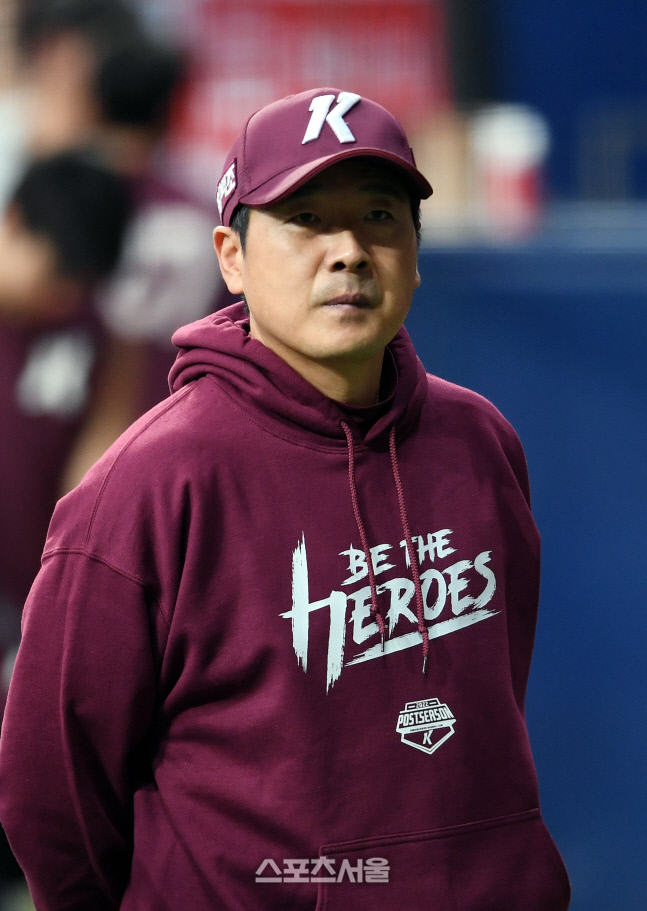 '4번 김혜성-5번 푸이그-9번 송성문' 홍원기의 '파격'..."가장 정답에 가까운 라인업" [준PO1]