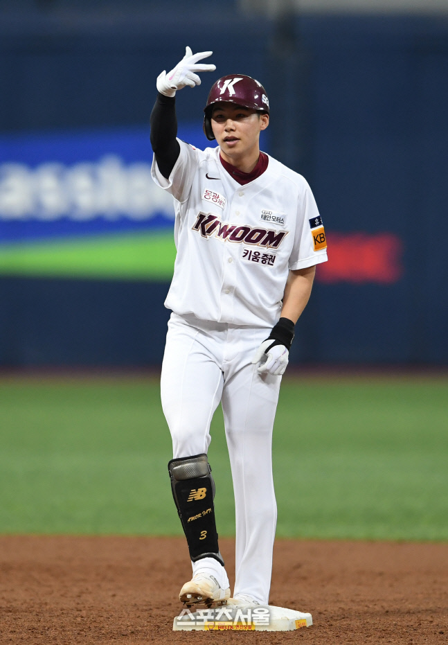 [포토]키움 김혜성, 득점 기회야!