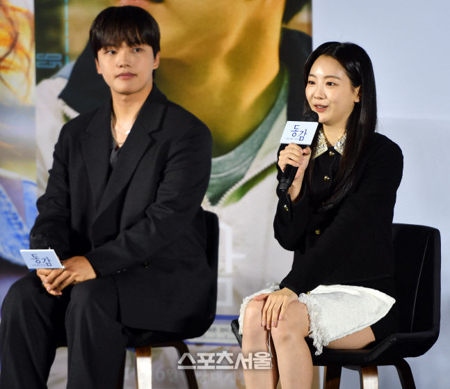 인사말하는 조이현, 영화 '동감' 제작보고회[포토]