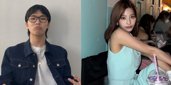 약뮤 이찬혁·프로미스나인 이새롬, 1년째 교제 중? 소속사는 '묵묵부답'