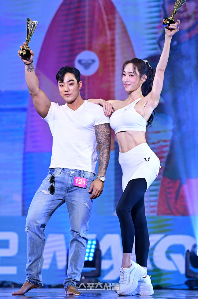 '한국최강라인' 김양훈과 김동은, '2022 맥스큐 모델 콘테스트' MVP는 당연해! [포토]