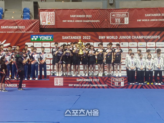 2022 BWF 세계주니어혼합단체-시상식