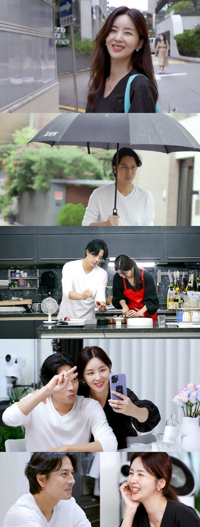 "10년째 신혼" 박솔미X한재석 달달한 일상,'편스토랑'서 예능 최초 공개