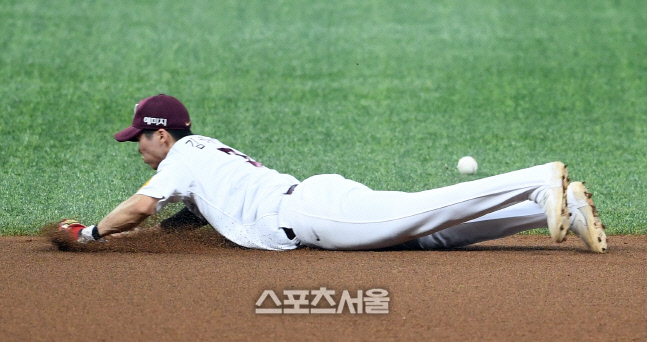 [포토]키움 김혜성, 빠졌다...