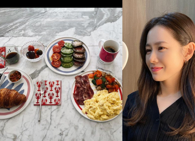 손예진, ♥현빈과 한가로운 브런치 타임..행복한 임산부