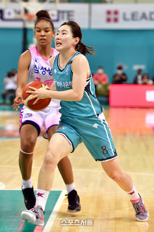 키아나 따돌리는 김지영[포토]