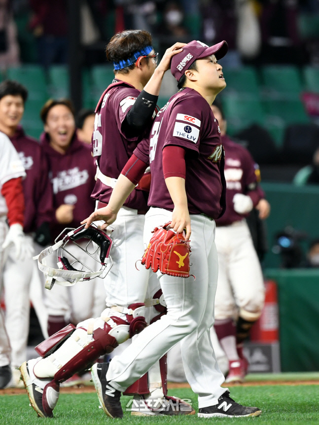 [포토] 김재웅-이지영 '이겼다'