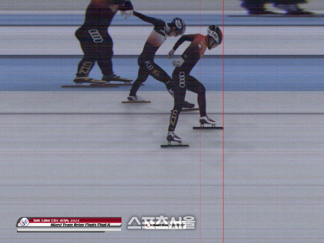 한국 혼성 2000m 계주 은메달