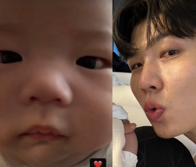 '홍현희♥' 제이쓴, '얼빡샷'으로 아들 자랑..역대급 팔불출 아빠