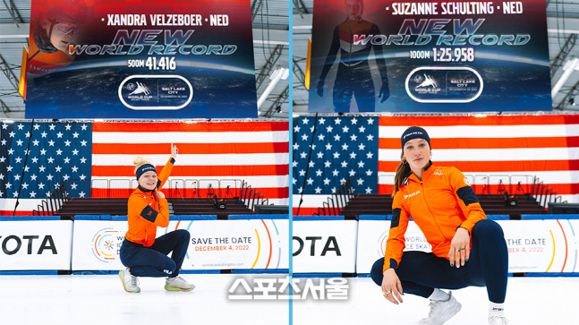 산드라 벨제부르와 수잔 슐팅 ISU