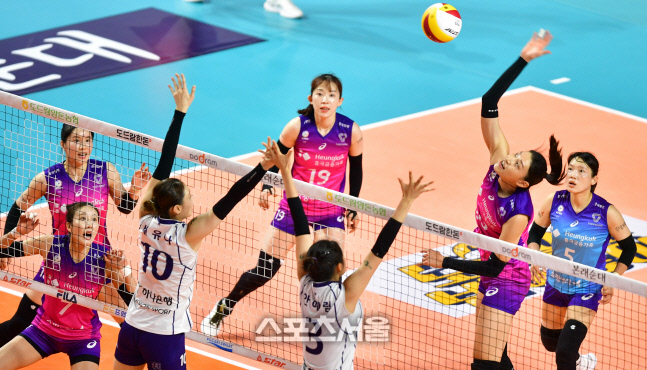 '걸린겨?' 흥국 김연경[포토]