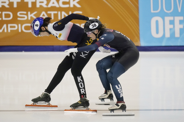 심석희 1위 순간
