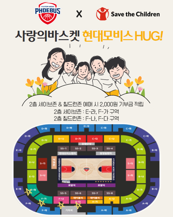 사랑의바스켓(현대모비스 HUG) 이미지 시안