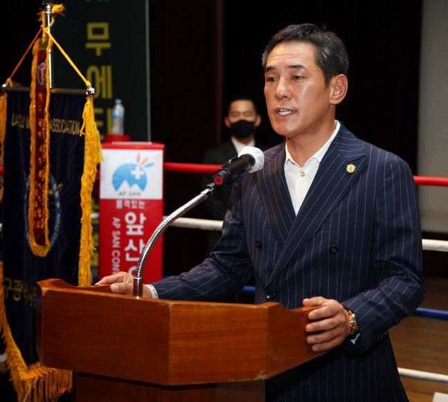 류제석회장환영사