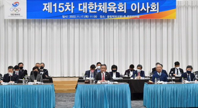 (보도116-3)대한체육회 제15차 이사회 사진