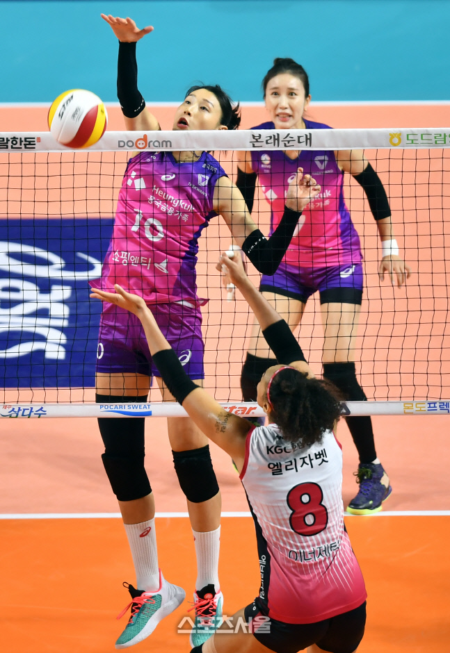 '이건 거저 먹으라는거지!' 김연경 [포토]