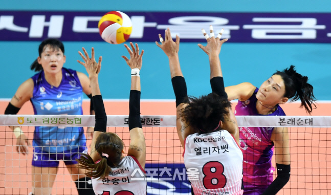 '터치아웃도 좋고' 김연경 [포토]