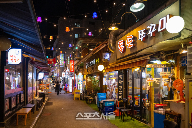 5-1. 성내동 주꾸미골목 전경