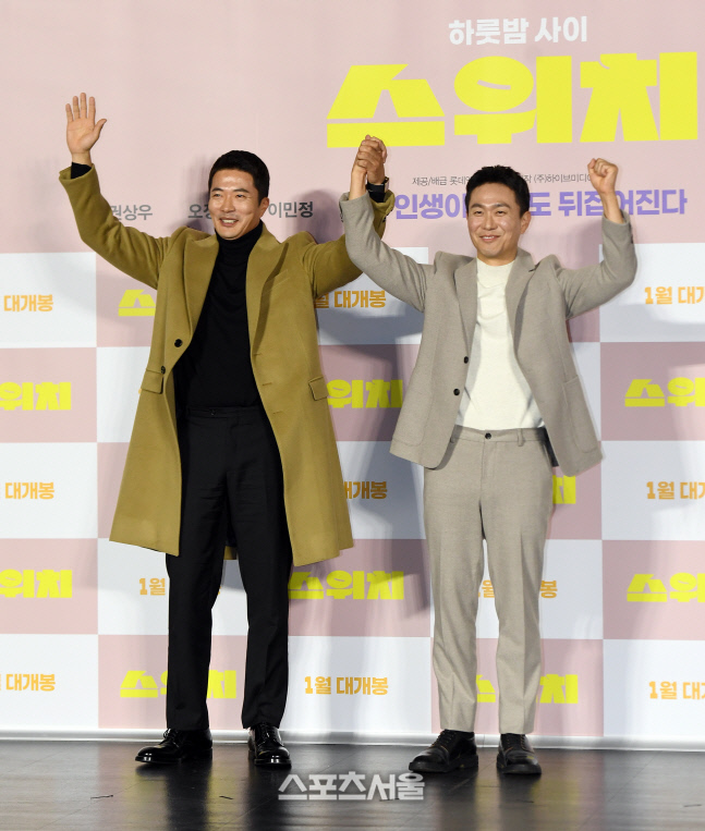 [포토]'스위치'에서 호흡 맞춘 권상우와 오정세