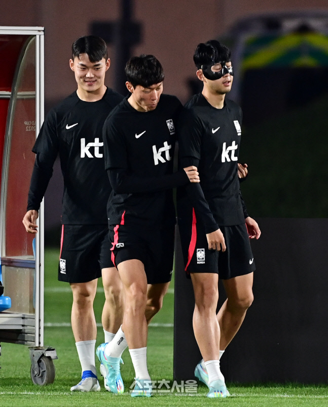 [포토] 손흥민에 장난치는 황의조